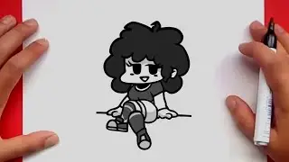 How to Draw Carol from Friday Night Funkin' Mod