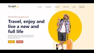 How To Make A Travel Agency Website Using HTML & CSS - Step By Step | 6 - Footer