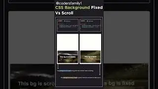 Css background fixed vs scroll 
