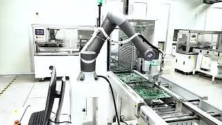 Сборка печатных плат коллаборативным роботом Techman (TM Robot)