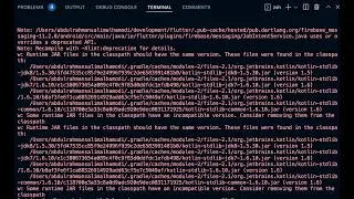 Fix Flutter 2022 Runtime JAR files in the classpath should have the same version 