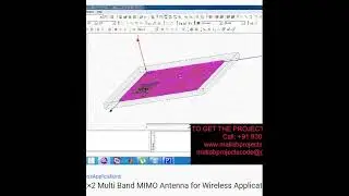 Design of a Compact 2×2 Multi Band MIMO Antenna for Wireless Applications - ANTENNA- HFSS