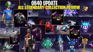 OB40 Update All Collection Review | All Legendary Free & Paid Items review 