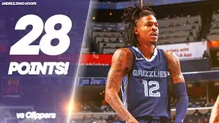 Ja Morant Full Highlights vs Clippers ● 28 POINTS! ● 18.11.21 ● 1080P 60 FPS