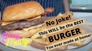 Burger - The Juiciest Delicious Burger Recipe
