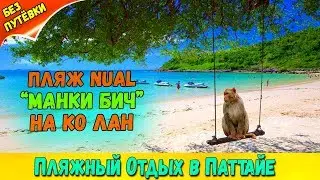 ОБЗОР ПЛЯЖА МАНКИ БИЧ (NUAL BEACH)  НА КО ЛАН (ПАТАЙЯ)