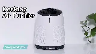 Air Purifier for Desktop and office Home Babyroom with HEPA filter Quiet against allergies and smoke