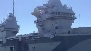 HMS Prince of Wales arrives back home in Portsmouth today