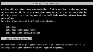 windows error recovery || how to solve windows error recovery || how to solve windows error || error