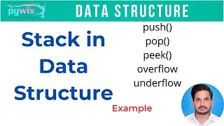 what is stack in hindi | stack in data structure | stack operation push and pop