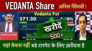 VEDANTA share news today, anil singhvi, analysis target, Vedanta share latest news