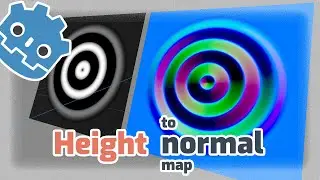 Height map to normal map Godot 4