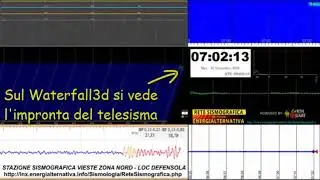 Telesisma Alaska 5.3 rilevato dalla postazione di Vieste