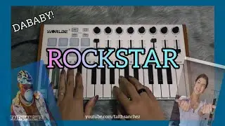 Rockstar - Dababy, Roddy Rich (Midi Keyboard Cover) [instrumental]