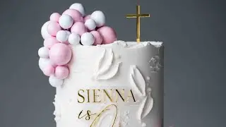 Disturbed Buttercream Birthday Cake Design