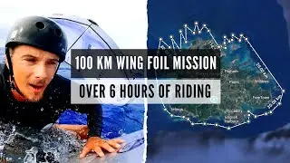 Extreme Wing Foiling: 100KM Around Antigua VLOG 106