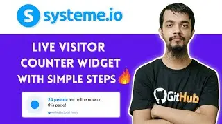 Systeme.io Tutorial - How to Add Live Visitor Counter in Systeme.io Sales Funnel & Landing Page