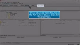 FTP: How to Connect to a Remote Server With Quickconnect in FileZilla