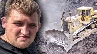 Американец в  83 года выровнял  мне участок бульдозером на Гавайях