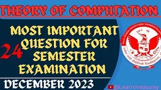 Theory of Computation #rgpvexam#rgpv #previousyearquestions TOC important questions #rgpvexam2023