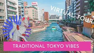 Exploring Old Tokyo | Nihonbashi Ningyocho + Fox Shrines | Virtual Walking Tour