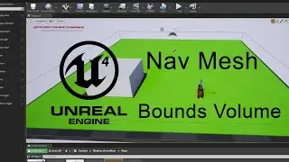 Unreal AI Won't Move without a Nav Mesh!! (Making an AI character Part 4)