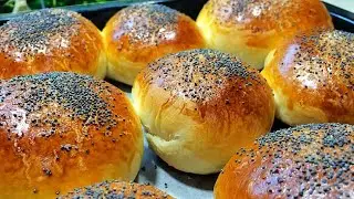 ВКУСНЫЕ Булочки с вишней. Тесто пышное как пух.