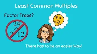Least Common Multiples|An easier way|LCM|Using the Ladder Method|Math Defined