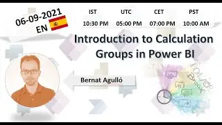 Power Break with Bernat Agulló - Introduction to calculation Groups in Power BI