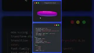 ⚡ 3D Round Button Using HTML and CSS