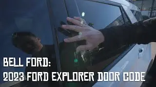 How To Set Up The Door Code on 2023 Ford Explorer 