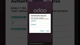 authentication failed