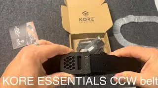 KORE Essentials 1.5” CCW belt and Gunmetal buckle. Do you even think about the belt you use for CCW?