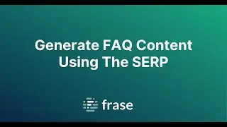 Prompt: Generate FAQ Content Using The SERP