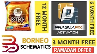 🔥 12 MONTH FREE 🔥 OFFERS | BORNEO | PRAGMAFIX | ESTECH SCHEMATIC