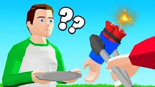 Giving My Friend Questionable Meat in BBQ Simulator!