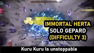 Immortal Herta SOLO Gepard Simulated Universe Difficulty 3 - Honkai Star Rail