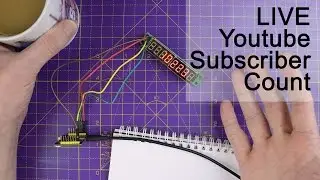 Live YouTube Subscriber Count with the ESP8266