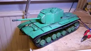 Танк кв-220 на радиоуправлении своими руками ! Arduino controlled tank