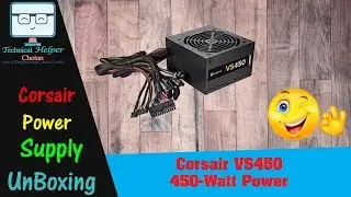 Corsair VS450 450 Watt Power Supply Unboxing