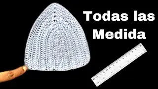 Como hacer copas a crochet con sus medidas Pattern & Tutorial DIY