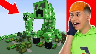 ENCONTRAMOS A VILA SECRETA DOS CREEPERS MUTANTES NO MINECRAFT!!