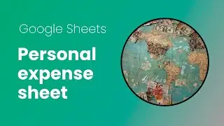 Free Google Sheets personal expense sheet