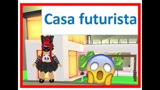 CÓMO DECORAR LA CASA FUTURISTA EN ADOPT ME MODERNA