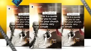 Quote Flyer Design | Photoshop Tutorial For Beginners