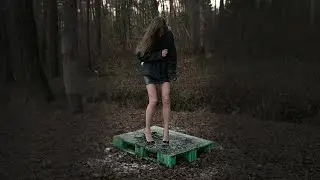 Girl in Louboutin high heels stuck in rodent glue, high heels stuck in glue, goosebumps girl (# 889)