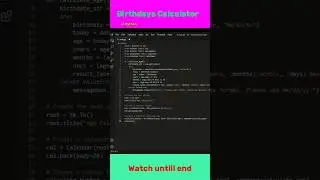 Python Code to Calculate Days, Years, Months, Seconds python tutorial #shorts  #trending