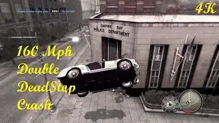 insane double dead stop after 160 Mph Speedrun down the Bridge mafia 2 definitive edition.