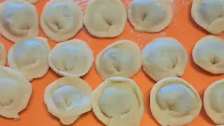 Решила Налепить Пельмени Домашние . Очень Вкусные .