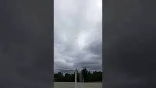 Model rocket launch 